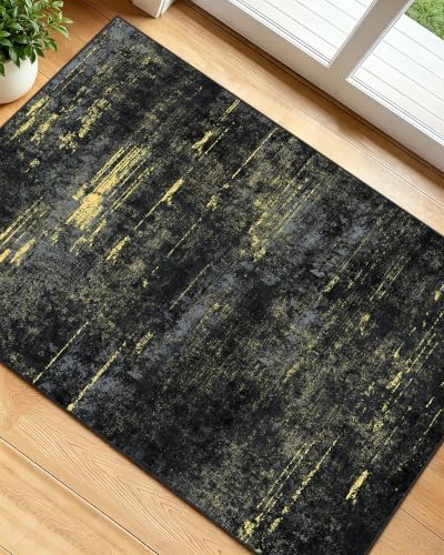 OLANLY 2x3 Washable Small Rug Non Slip Indoor Door Mat by OLANLY