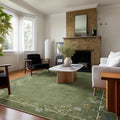 5x7 Area Rugs for Living Room: Washable Bedroom Rug Non Slip Floral Carpet by palohom