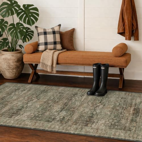 Washable 2x6 Kitchen Runner Rug - Image 3