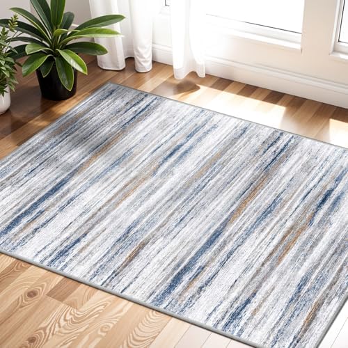 2x3 Small Washable Area Rug: Non-Slip Indoor Door Mat by WIEVEDENS