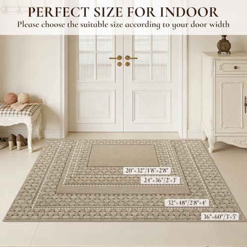 Dirt Trapper Door Mats 32x48in, Non-Slip Entryway Rugs - Image 2