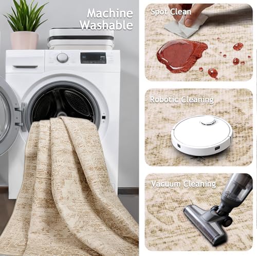 3x8 Runner Rug Non Slip Washable Rugs - Image 3