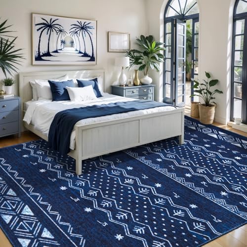 SERISSA 6x9 Washable Non-Slip Boho Area Rug - Image 2