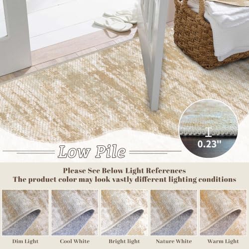 Entryway Runner Rug 2x4ft, Non Slip Carpet Runner - Image 3