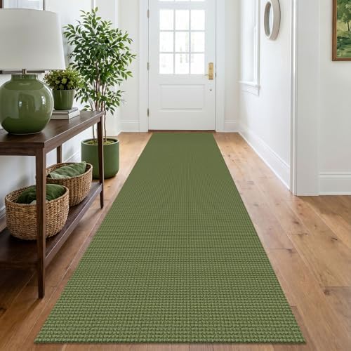 IOHOUZE Washable Runner Rug 2.6x10 Non Slip Rubber Backed Long Hallway Runner by iOhouze
