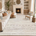 cotiled Boho 10x12 Area Rug for Living Room: Large Moroccan Washable Rug by COTILED