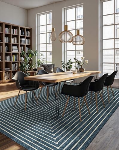 Washable 6x9 Area Rugs for Living Room Modern Abstract Rug - Image 4