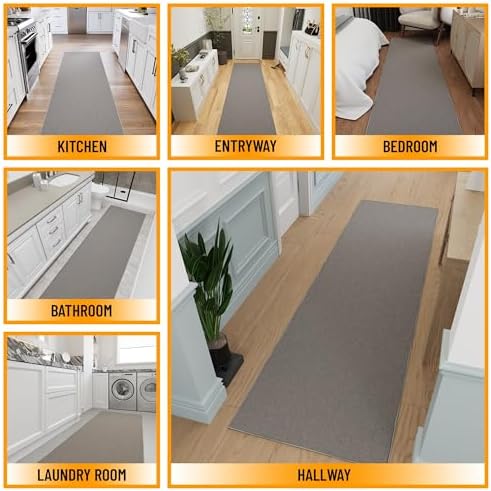 Ottomanson 3x10 Hallway Runner Rug – Non-Slip Kitchen Rugs - Image 3