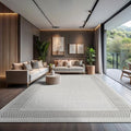 CAMILSON Easy Jute Rug 10x14, Indoor Outdoor Off-White Color Fiber Area Rugs by CAMILSON