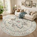 Tortania 8' Round Area Rug Living Room Rugs by Tortania