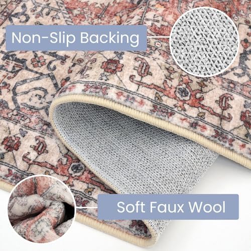 KOZYFLY Runners for Hallways 2x6 Ft Washable Kitchen Runner Rug Boho Runner Rug - Image 5