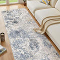 3x8 Runner Rug, Abstract Washable Hallway Rugs by JessibouAreaRug