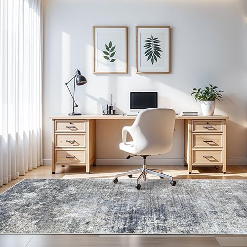 4x9 Wide Runner Rug for Hallway, Washable Non Slip Long Kitchen Rug, Soft Low - Image 3
