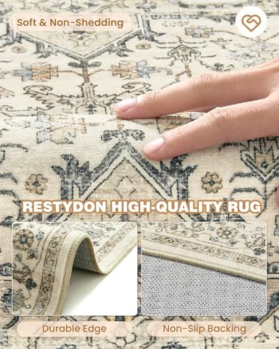 Kitchen Runner Rug Non Slip Washable Rugs 2.5x8 - Image 7