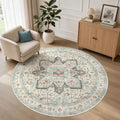 Tortania 6' Round Area Rug Living Room Rugs by Tortania