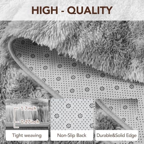 4x6 Non-Slip Fluffy Area Rugs For Living Room - Image 4