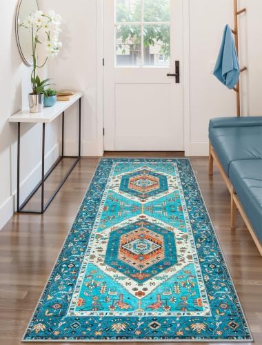 SERISSA 3x7 Washable Non Slip Boho Runner Rug - Image 5