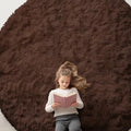OLANLY Coffee Round Rugs for Bedroom by OLANLY