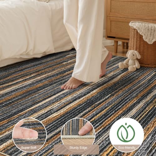 cotiled Washable 9x12 Area Rugs Soft Modern Large Living Room Rug - Image 3