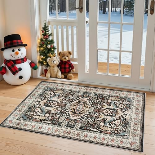Entryway Washable Area Rug 2x3 - Image 4