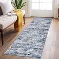 Lansny Abstract Washable 2x6 Runner Rug Non Slip Runners by lansny