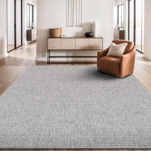 Beverly Rug Easy Jute Large Rug 9x12 Solid Washable Durable Outdoor Indoor Area - Image 5
