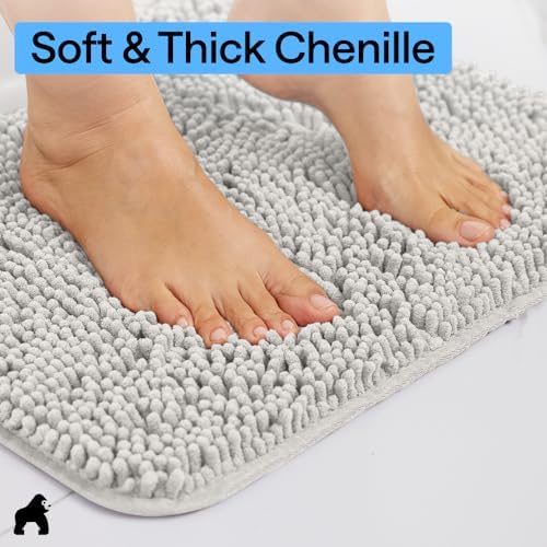 GORILLA GRIP Chenille Bath Rug Mat - Image 5