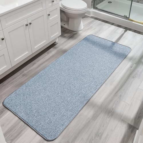 Bosap Bath Mat, Ultra Thin Bathroom Runner Rugs, Large Bath Mats by BosapDirect