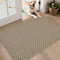 BEQHAUSE Dirt Trapper Door Mat Non-Slip Entryway Rugs by BEQHAUSE