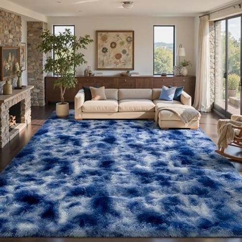 10x14 Ft Extra Large Shag Rugs for Living Room, Ultra Soft Fluffy Furry Area by Cuzwlovita