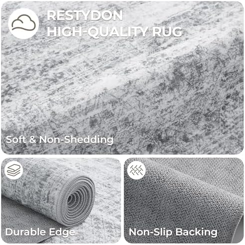 2x3 Rug Non Slip, Small Washable Entryway Rug - Image 7