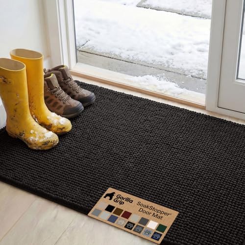 GORILLA GRIP SoakSTOPPER Indoor Door Mat by GorillaGrip