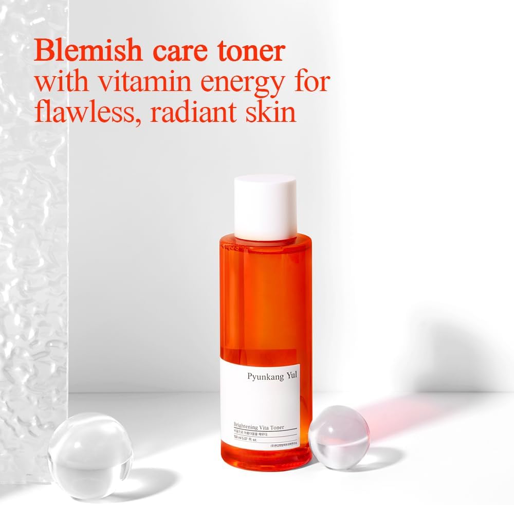 Pyunkang Yul PKY Radiance Vita Toner for Flawless and Radiant Skin, Blemish Care Toner with Vitamin C & Niacinamide, Zero Irritation, Korean Skincare (5.07 Fl. Oz, 150ml)