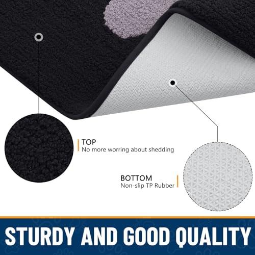 Smiry Dog Door Mat for Muddy Paws, Absorbs Moisture and Dirt, 47x24 Inches - Image 6