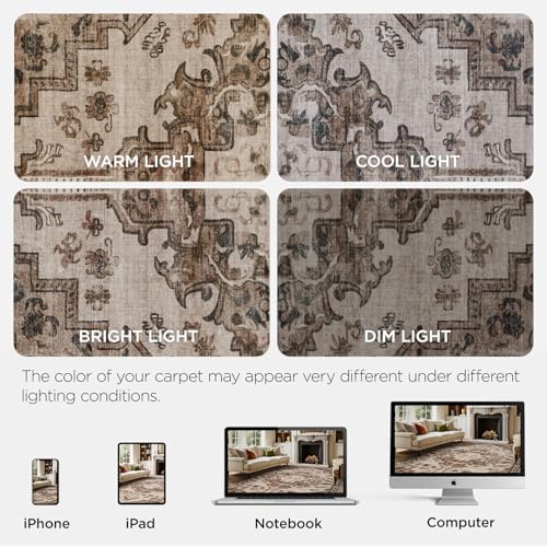 Joydeco Washable Area Rugs 8x10 - Image 6