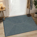 2x3 Entryway Rug Small Modern Abstract Door Mat by LatteFog
