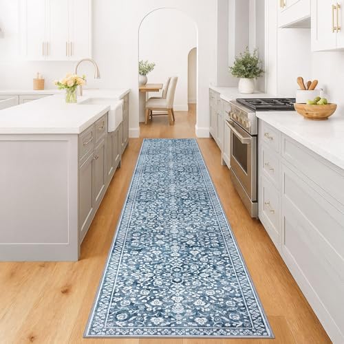 Vintage Washable Runners for Hallway 3x16 Runner Rug Non Slip - Image 2