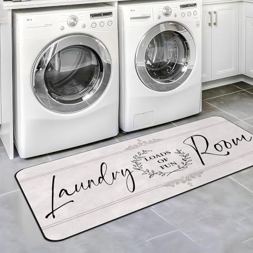 Laundry Room Rug Runner Washable Farmhouse Decor Organization Mats - Image 7