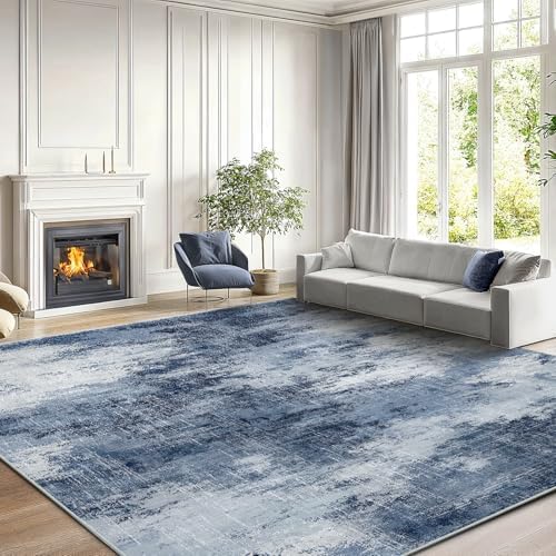 Amada Washable 8'x10' Abstract Area Rug - Image 2