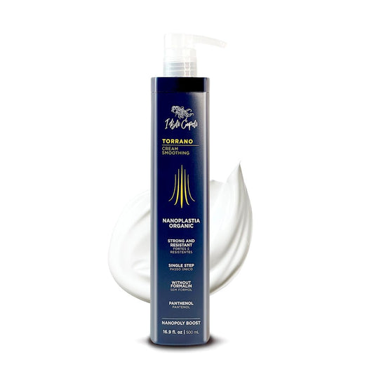 Torrano Cream Nano Keratin Hair Treatment, Straightening Hair 1 Step, Formaldehyde Free-Nanoplastia Para Alisar Cabello, Keratina Organica Sin Formol -Brazilian Nano Keratin (500ml)