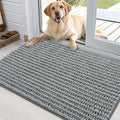 OLANLY Dog Door Mat for Muddy Paws 36x24, Ultra-Absorbent Chenille Mud Mat by OLANLY