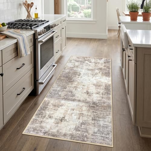 IOHOUZE Abstract Runner Rug 3x6 Ft Washable Runners - Image 3