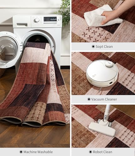 YIHOUSE Modern Geometric Patchwork Rugs - Image 3