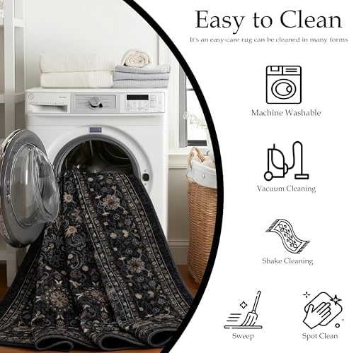 Ruaruarug Washable Area Rug 10×14 - Image 4