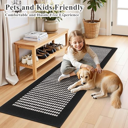 Ileading Laundry Room Runner Rug 2'x6' Non Slip Farmhouse Kitchen Floor Mats - Image 3