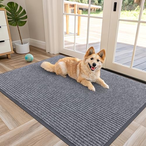 OLANLY Front Door Mat 47x30, Waterproof Heavy-Duty Indoor Outdoor Doormat by OLANLY