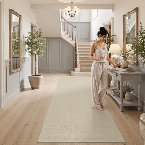 3x8 Runner Rug Non Slip, High-Low Pile Runners by Art%26Tuft
