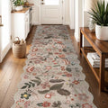 Carpet Runners for Hallway 12ft: 3X12 Washable Non Slip Rug Brown by BYYVOORugsforYourHome