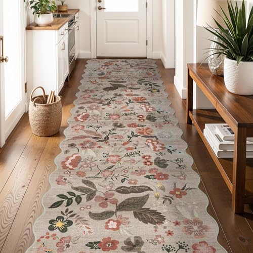 Carpet Runners for Hallway 12ft: 3X12 Washable Non Slip Rug Brown by BYYVOORugsforYourHome