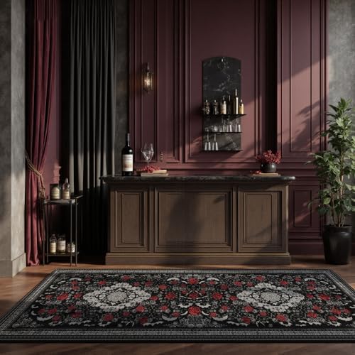 Nayoroom Dark Academia Gothic Runner Rug, Easy Clean Non-Slip, 2 x 6 ft - Image 2